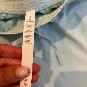 Lululemon shorts powder blue size 8. Perfect condition